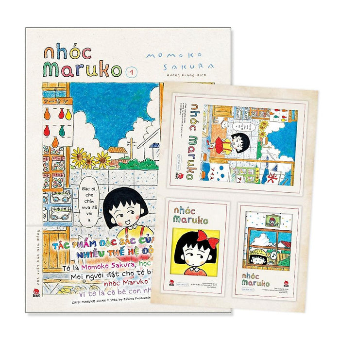 Truyện Tranh Nhóc Maruko - Lẻ Tập 1 2 - Tặng Kèm Set Card Polaroid  - Nxb Kim Đồng