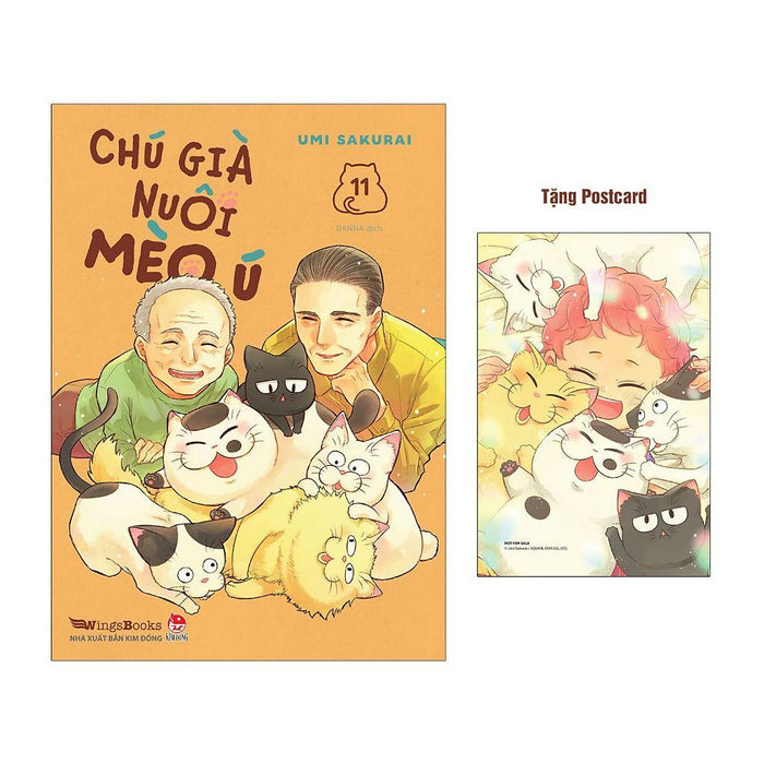 Truyện Tranh Chú Già Nuôi Mèo Ú - Tập 11 - Tặng Kèm Postcard - Nxb Kim Đồng