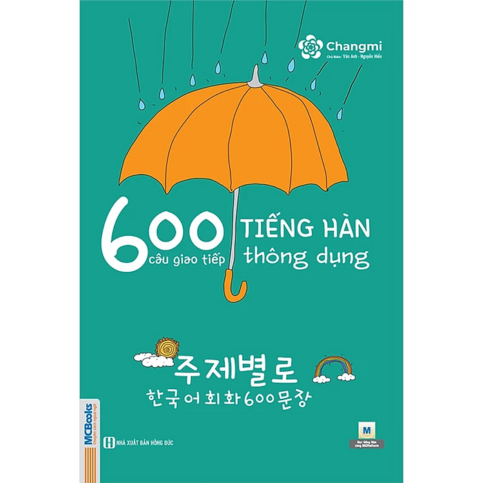 Sách 600 Câu Giao Tiếp Tiếng Hàn Thông Dụng - Tặng Kèm Bộ Bookmark.