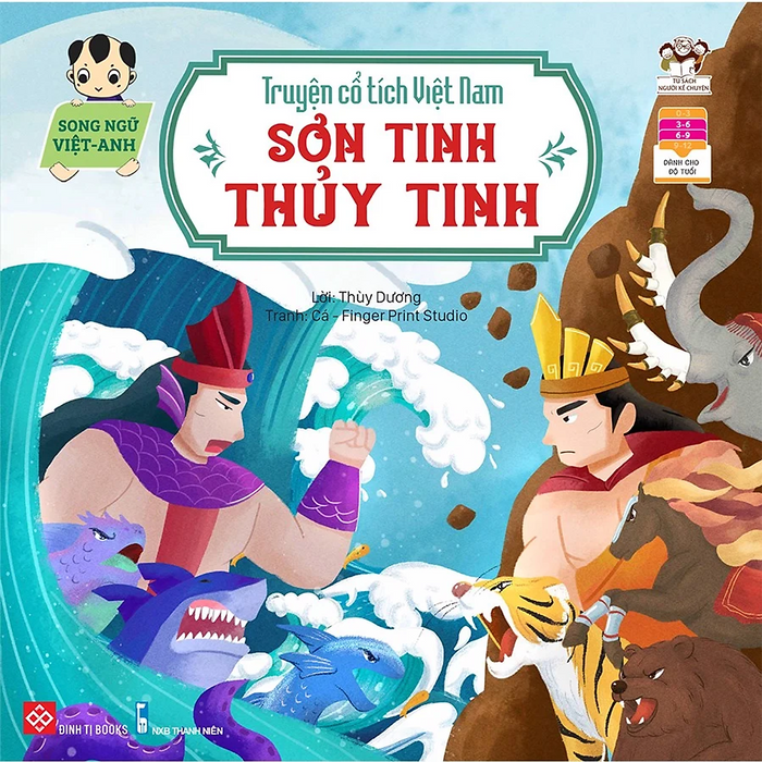 Truyện Cổ Tích Việt Nam - Sơn Tinh - Thủy Tinh - Song Ngữ Việt - Anh