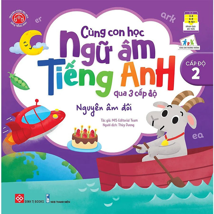 Cùng Con Học Ngữ Âm Tiếng Anh Qua 3 Cấp Độ - Nguyên Âm Đôi