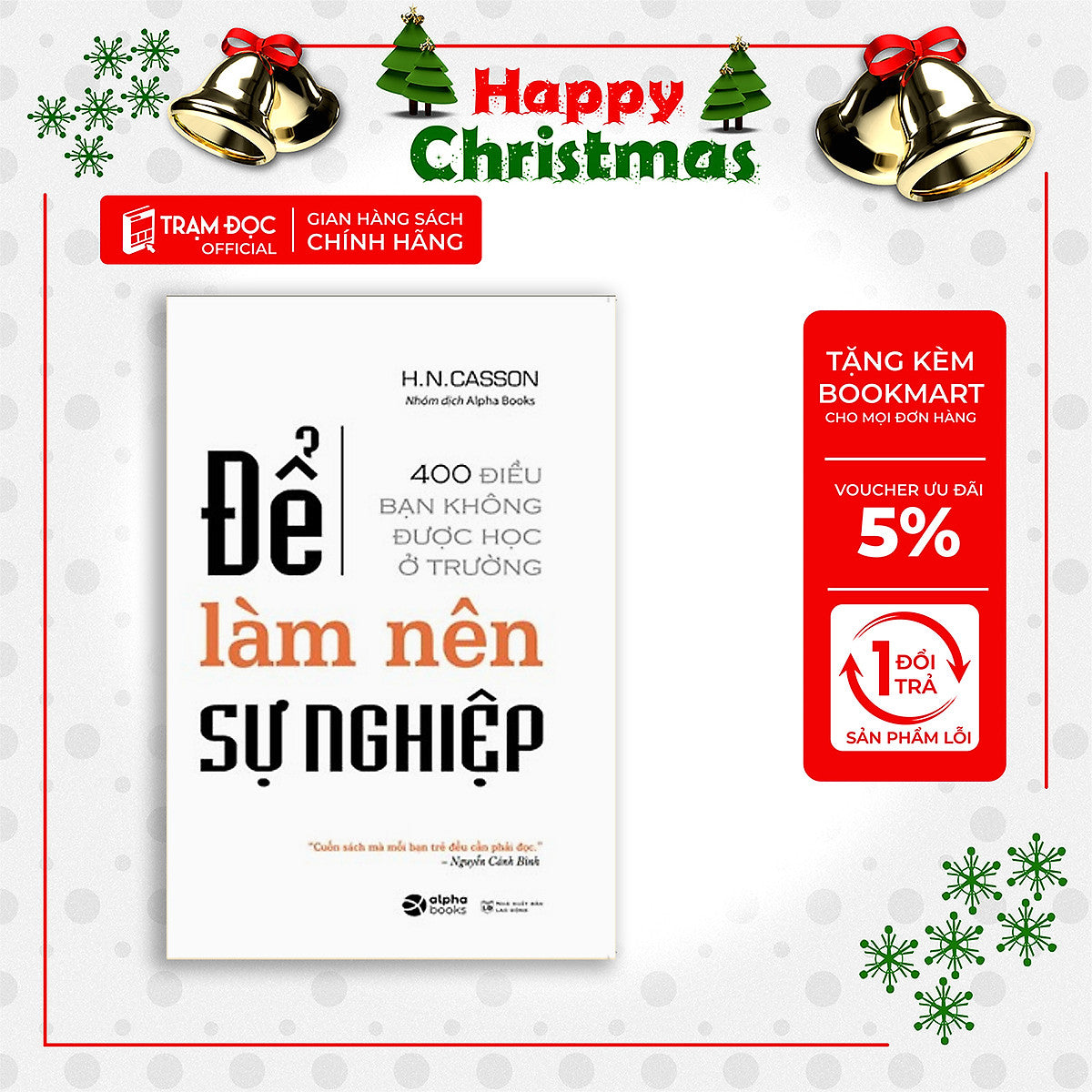 Trạm Đọc Official | Sách - Để Làm Nên Sự Nghiệp (Tái Bản) – Sách Tiếng Việt