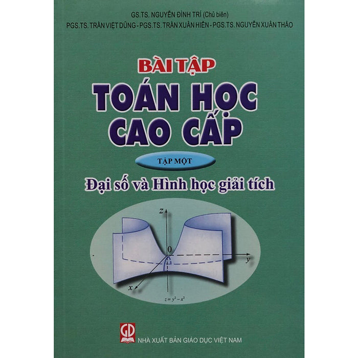 Bài Tập Toán Học Cao Cấp Tập Một- Đại Số Và Hình Học Giải Tích