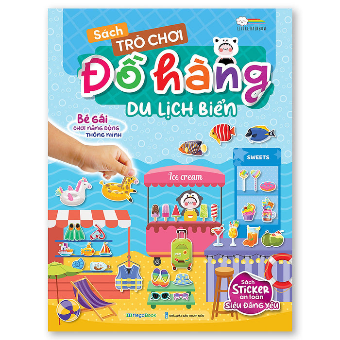 Sách Trò Chơi Đồ Hàng Du Lịch Biển (Hơn 200 Stickers)