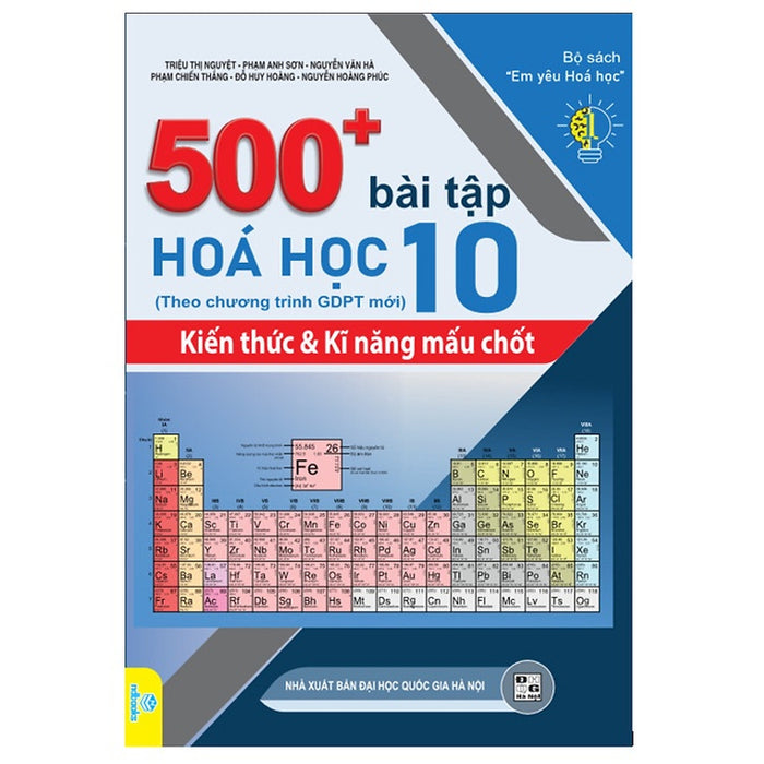 500+ Bài Tập Hóa Học 10 Theo Chương Trình Gdpt Mới