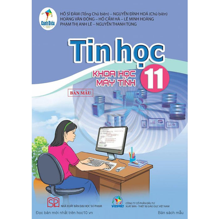 Sách - Tin Học Khoa Học Máy Tính 11 Cánh Diều Và 2 Tập Giấy Kiểm Tra Kẻ Ngang Vỏ Xanh