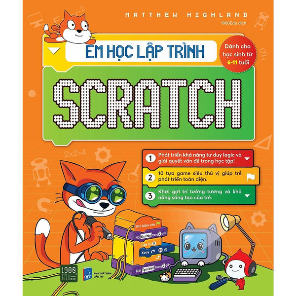 Sách  Em Học Lập Trình Scratch - Bản Quyền