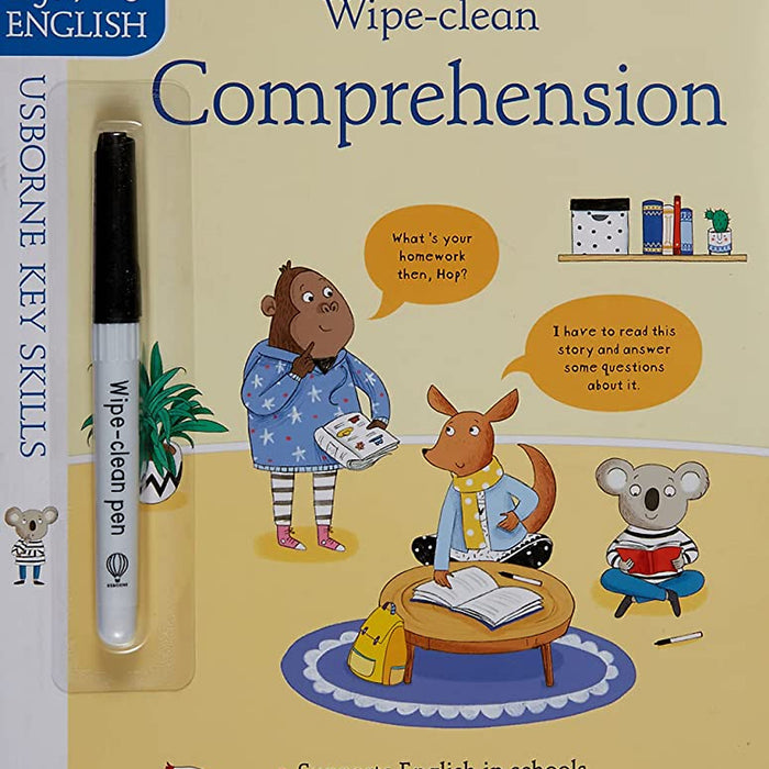 Sách Viết Xóa Tiếng Anh: Wipe-Clean Comprehension 7-8