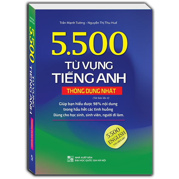 5500 Từ Vựng Tiếng Anh Thông Dụng Nhất (Bản Màu) - Tái Bản