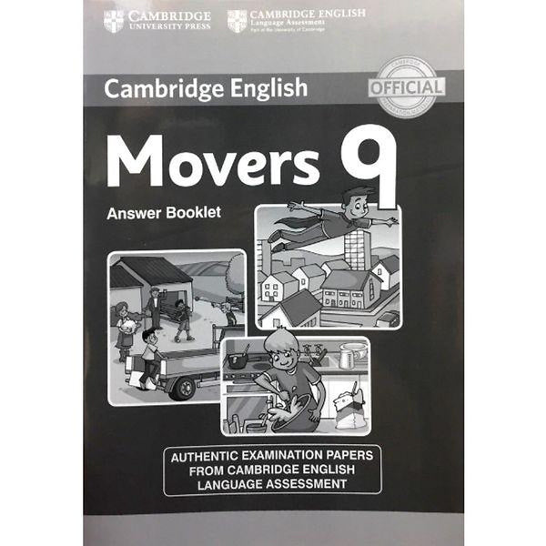 Cambridge Young Learners English Tests Movers 9 Answer Booklet