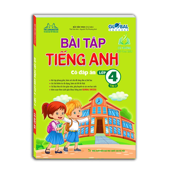 Sách - Global Success - Bài Tập Tiếng Anh Lớp 4 Tập 2 (Có Đáp Án) (Mt)