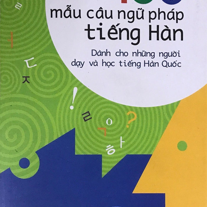 100 Mẫu Câu Ngữ Pháp Tiếng Hàn