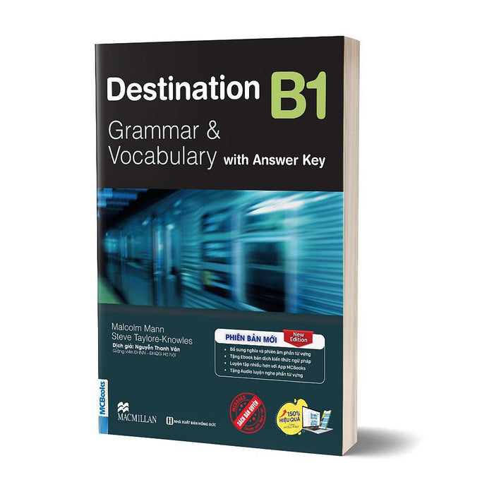 Sách Destination B1 Grammar And Vocabulary ( KèM ĐáP ÁN ) - Mcbooks - Bản Quyền