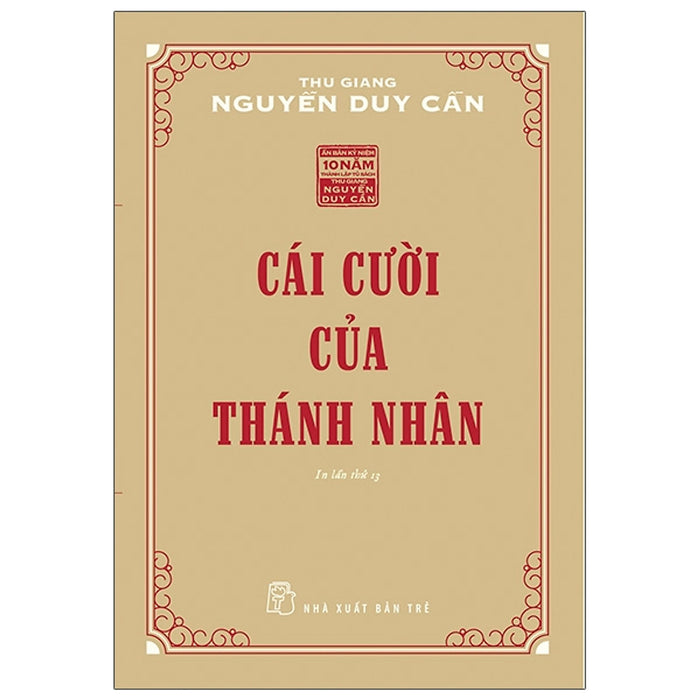 Sách Cái Cười Của Thánh Nhân - Thu Giang Nguyễn Duy Cần