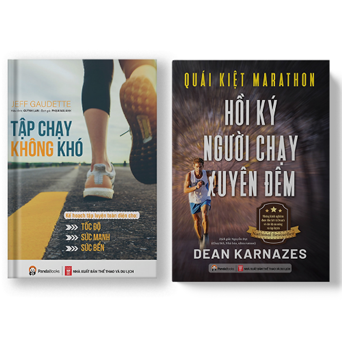 Sách Pandabooks Combo 2 Cuốn Quái Kiệt+Tập Chạy Không Khó