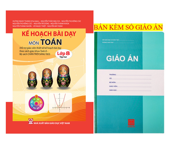 Sách - Kế Hoạch Bài Dạy Môn Toán Lớp 8 Tập Hai (Bộ Chân Trời Sáng Tạo)