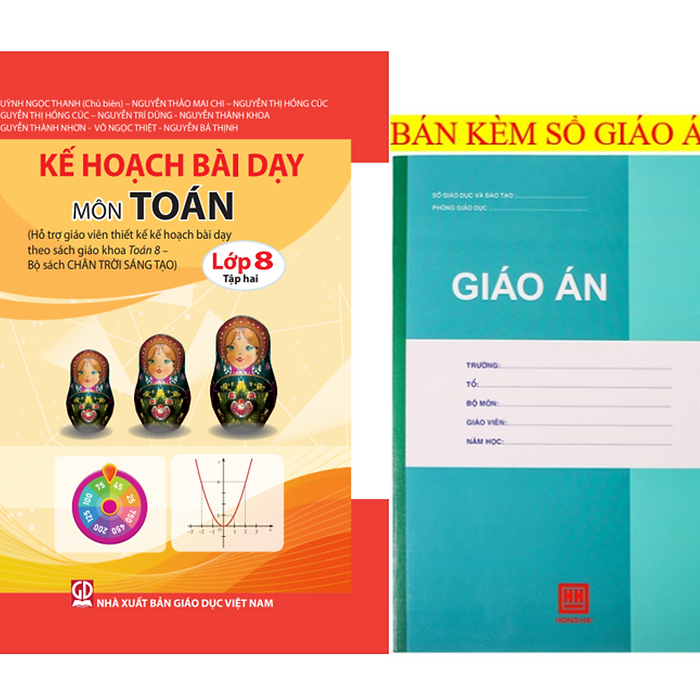 Sách - Kế Hoạch Bài Dạy Môn Toán Lớp 8 Tập Hai (Bộ Chân Trời Sáng Tạo)