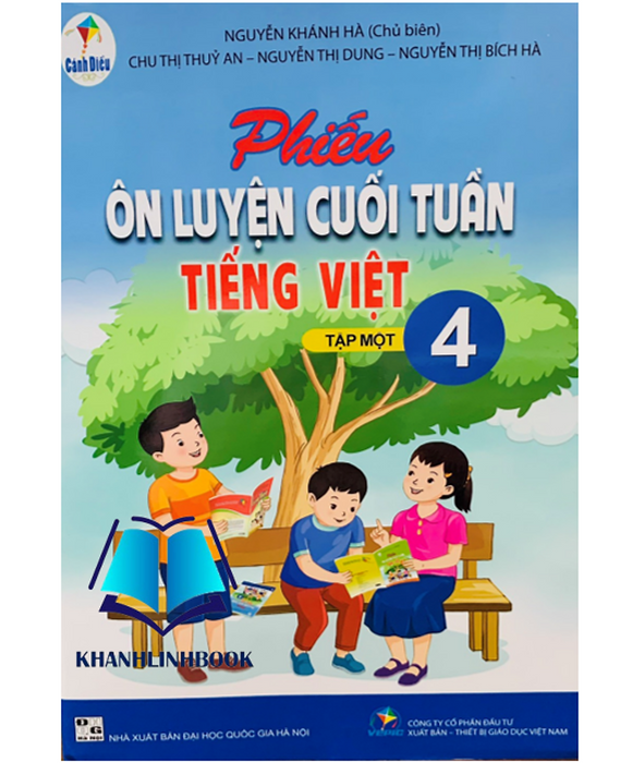 Sách - Phiếu Ôn Luyện Cuối Tuần Tiếng Việt 4 - Tập 1 ( Cánh Diều )