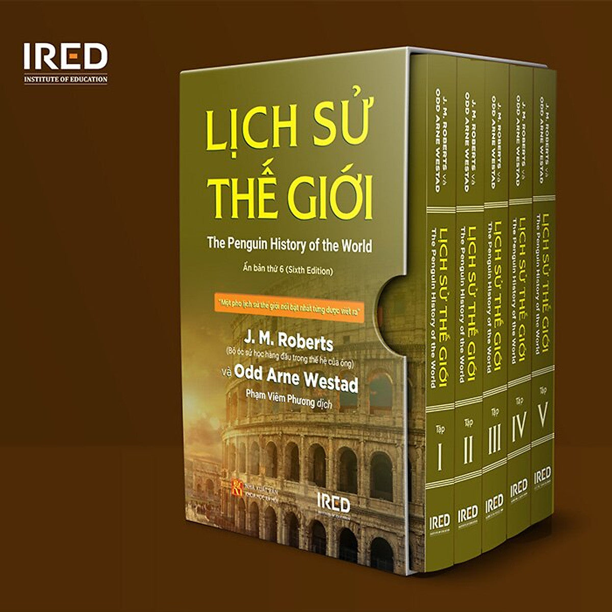 Lịch Sử Thế Giới - The Penguin History Of The World (Bộ 5 Tập)