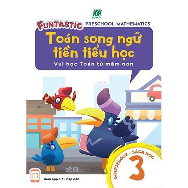 Toán Song Ngữ Tiền Tiểu Học -  Học 3 - BảN QuyềN