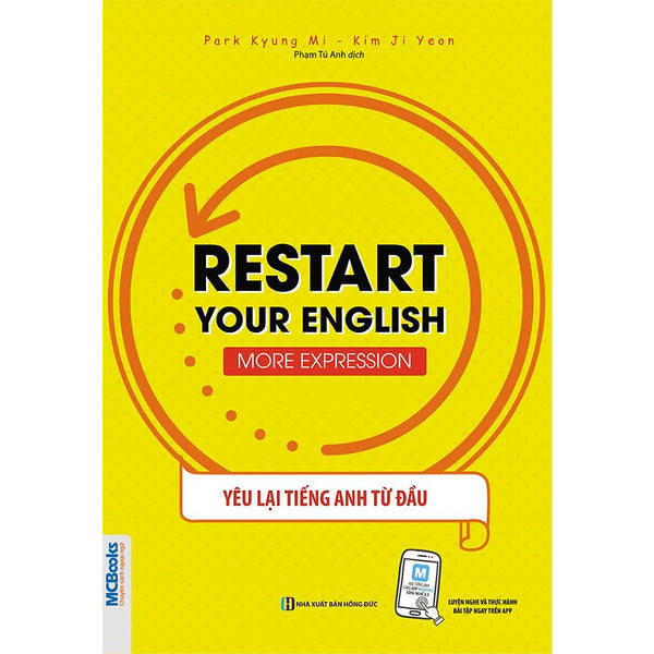 Sách - Restart Your English : More Expression - Yêu Lại Tiếng Anh Từ Đầu - Kèm App Học Online