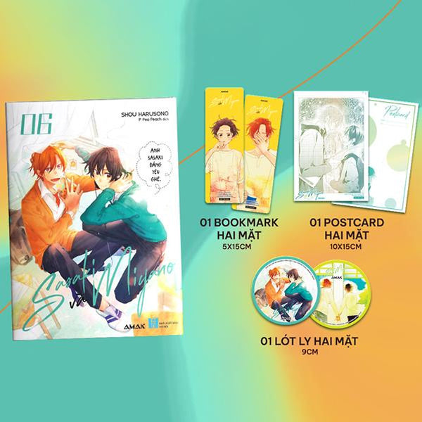 Sasaki Và Miyano - Tập 6 - Tặng Kèm Bookmark + Postcard 2 Mặt + Lót Ly 2 Mặt