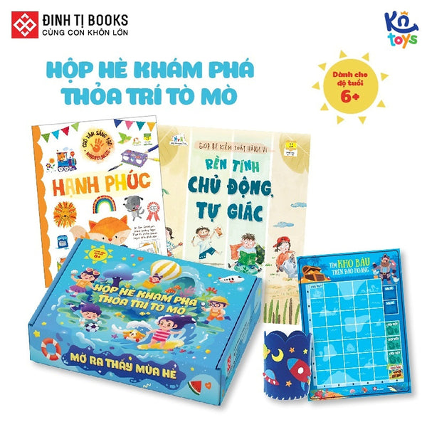 Sách - Hộp Hè Khám Phá, Thỏa Trí Tò Mò – Mở Ra Thấy Mùa Hè Cho Trẻ Từ 6 Tuổi – Đinh Tị Books