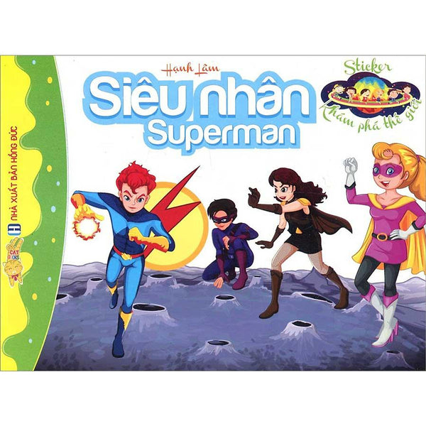 Sticker Khám Phá Thế Giới – Superman - Siêu Nhân