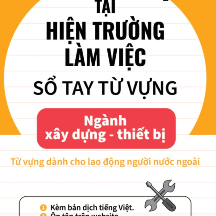 Tiếng Nhật Tại Hiện Trường Làm Việc - Số Tay Từ Vựng Ngành Xây Dựng-Thiết Bị_Tre