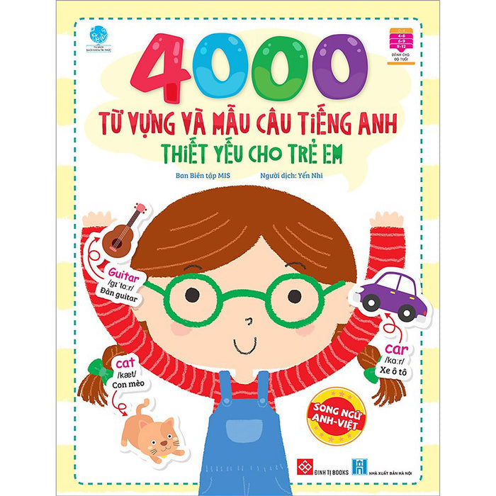 4000 Từ Vựng Và Mẫu Câu Tiếng Anh Thiết Yếu Cho Trẻ Em