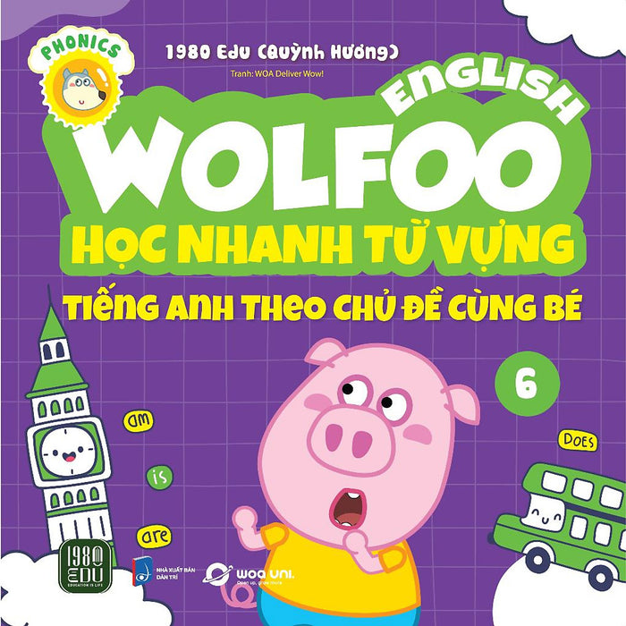 Sách - Wolfoo English – Học Nhanh Từ Vựng Tiếng Anh Theo Chủ Đề Cùng Bé 6