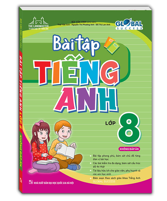 Global Success - Bài Tập Tiếng Anh Lớp 8 (Không Đáp Án)