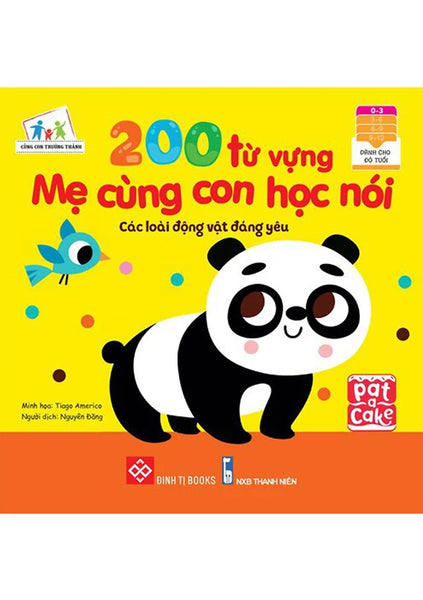 200 Từ Vựng Mẹ Cùng Con Học Nói - Các Loài Động Vật Đáng Yêu _Dti