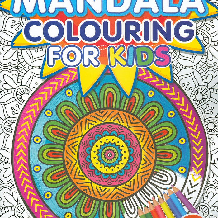 Mandala Colouring For Kids - Book 1 (Sách Tô Màu Họa Tiết Cho Trẻ Em - Tập 1)