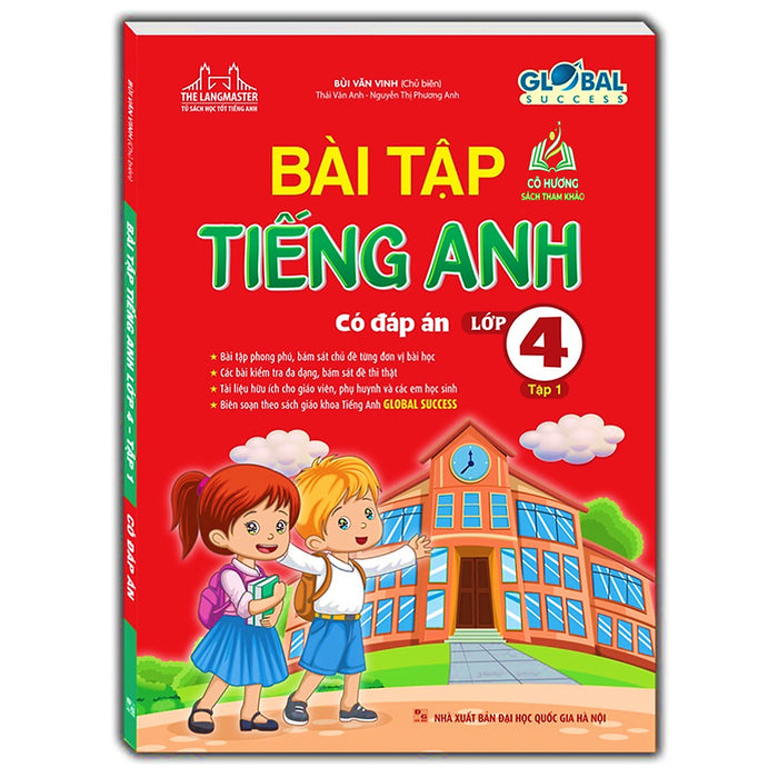 Sách - Global Success - Bài Tập Tiếng Anh Lớp 4 Tập 1 (Có Đáp Án)