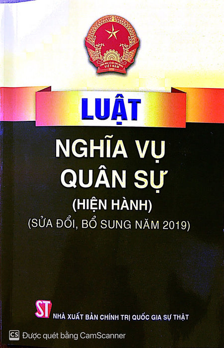 Luật Nghĩa Vụ Quân Sự ( Hiện Hành) (Sửa Đổi, Bổ Sung Năm 2019)