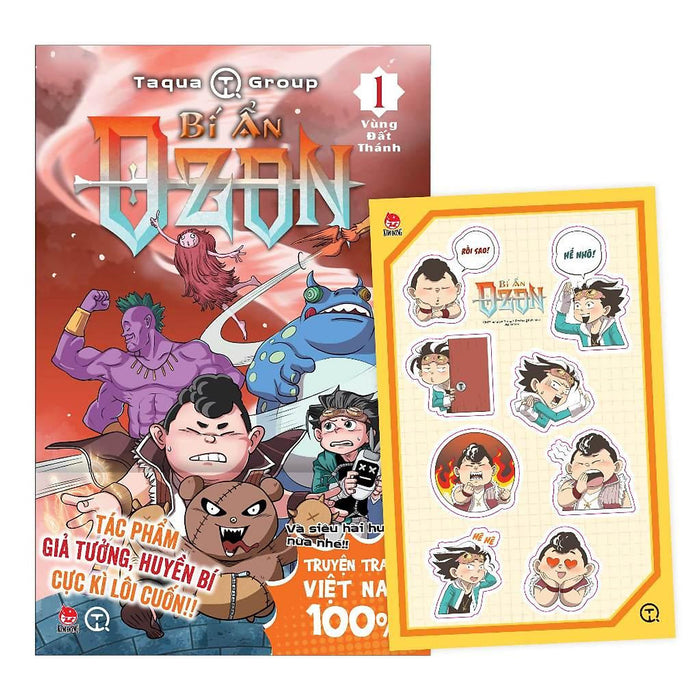 Truyện Tranh Bí Ẩn Ozon - Tập 1 - Tặng Kèm Obi Và 1 Bảng Sticker - Nxb Kim Đồng