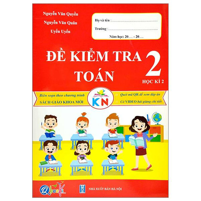 Đề Kiểm Tra Toán 2 - Học Kì 2 (Kết Nối) (2023)