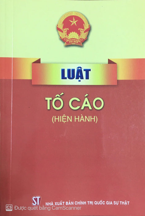 Luật Tố Cáo ( Hiện Hành )