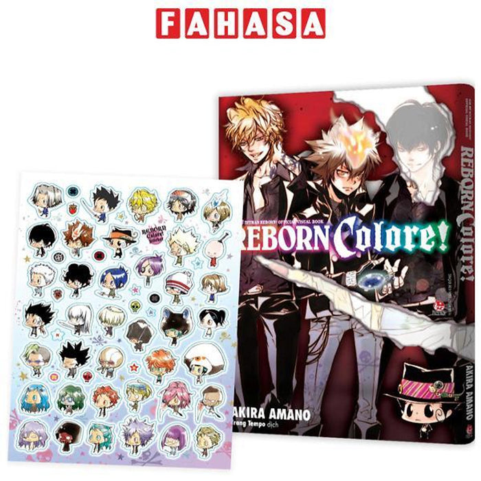 Gia Sư Hitman Reborn! Official Visual Book: Reborn Colore! - Tặng Kèm Sticker