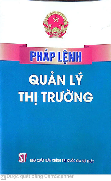 Pháp Lệnh Quản Lý Thị Trường