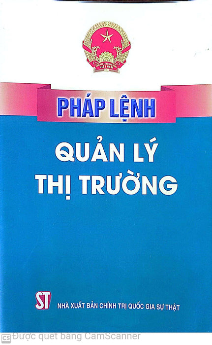 Pháp Lệnh Quản Lý Thị Trường