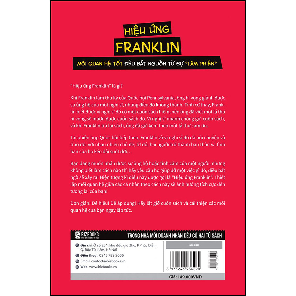 Hiệu Ứng Franklin: Mối Quan Hệ Tốt Đều Bắt Nguồn Tự Sự 