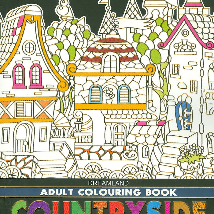 Countryside - Adults Colouring Book (Sách Tô Màu Dành Cho Người Lớn: Nông Thôn)