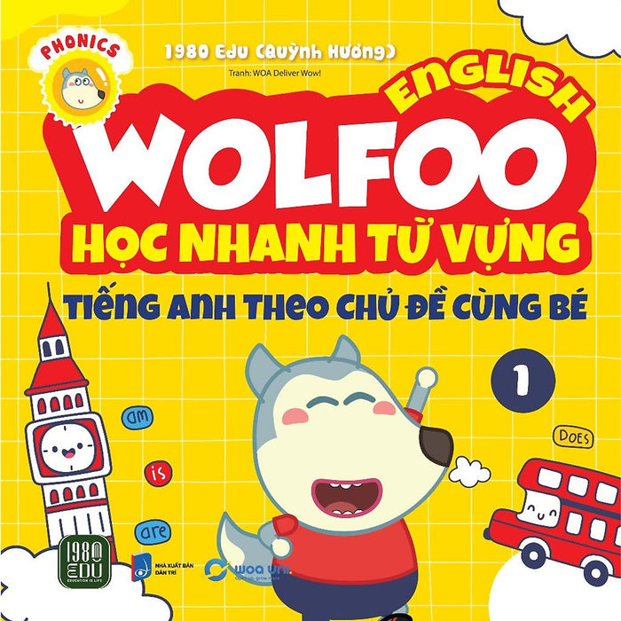 Wolfoo English – Học Nhanh Từ Vựng Tiếng Anh Theo Chủ Đề Cùng Bé 1  - Bản Quyền