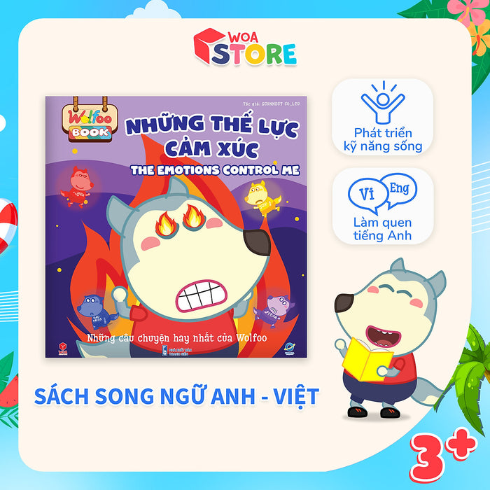 Sách Wolfoo Song Ngữ - Những Thế Lực Cảm Xúc