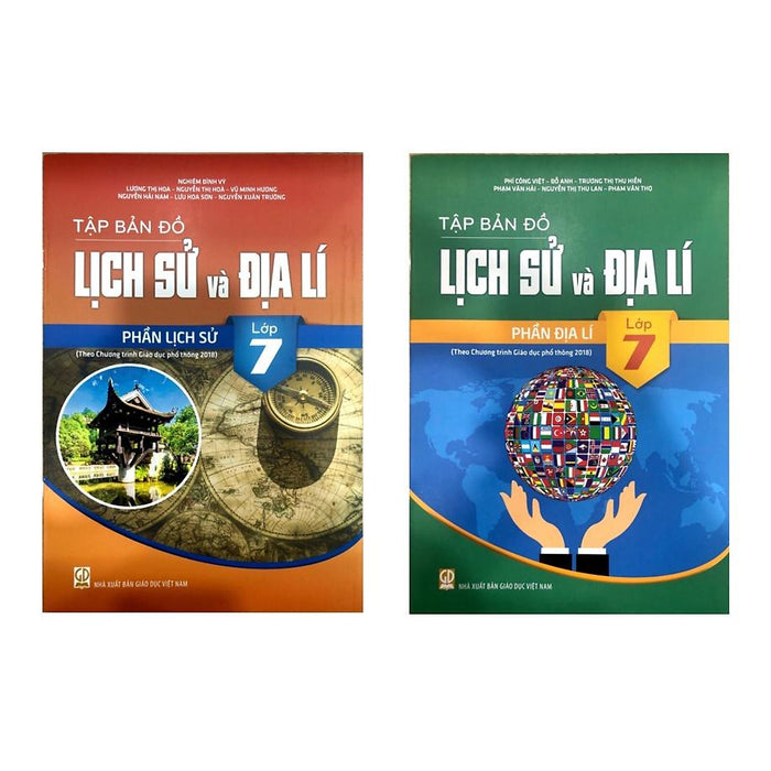 Sách - Tập Bản Đồ Lịch Sử Và Địa Lí - Phần Địa Lí + Lịch Sử Lớp 7