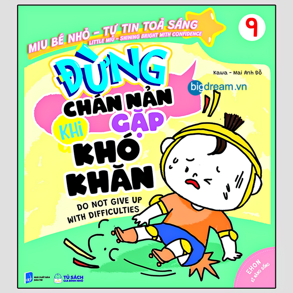 Ehon Song Ngữ Miu Bé Nhỏ Tự Tin Tỏa Sáng - Đừng Chán Nản Khi Gặp Khó Khăn - Miu Miu Tự Lập Ehon Kỹ Năng Sống