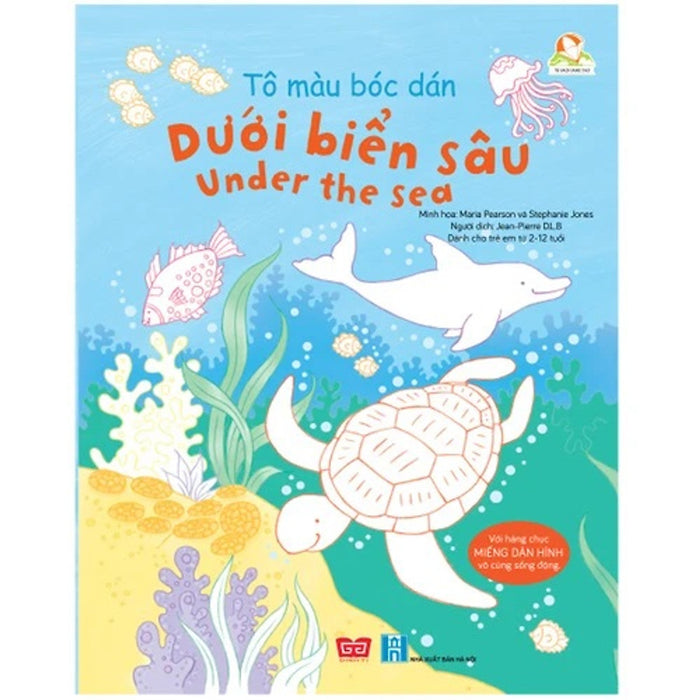 Sách Tô Màu Bóc Dán Cho Bé Từ 2 - 12 Tuổi – Đinh Tị (Nhiều Chủ Đề)