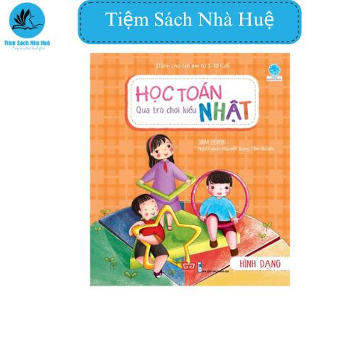 Sách Học Toán Qua Trò Chơi Kiểu Nhật - Hình Dạng, Toán Học, Đinh Tị